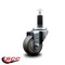 Service Caster 3'' Gray Poly Wheel Swivel 1-1/8'' Expanding Stem Caster SCC-EX20S314-PPUB-118 - alternate 4